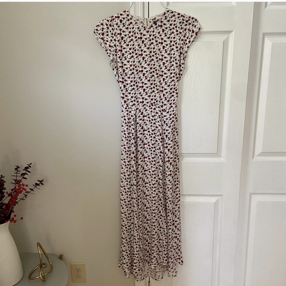 Reformation Gavin Dress in Carnation sz 2